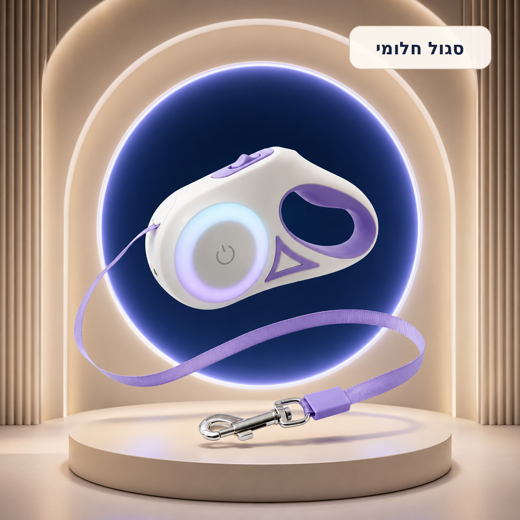 PawGlow Flex - רצועה נמתחת עם תאורה