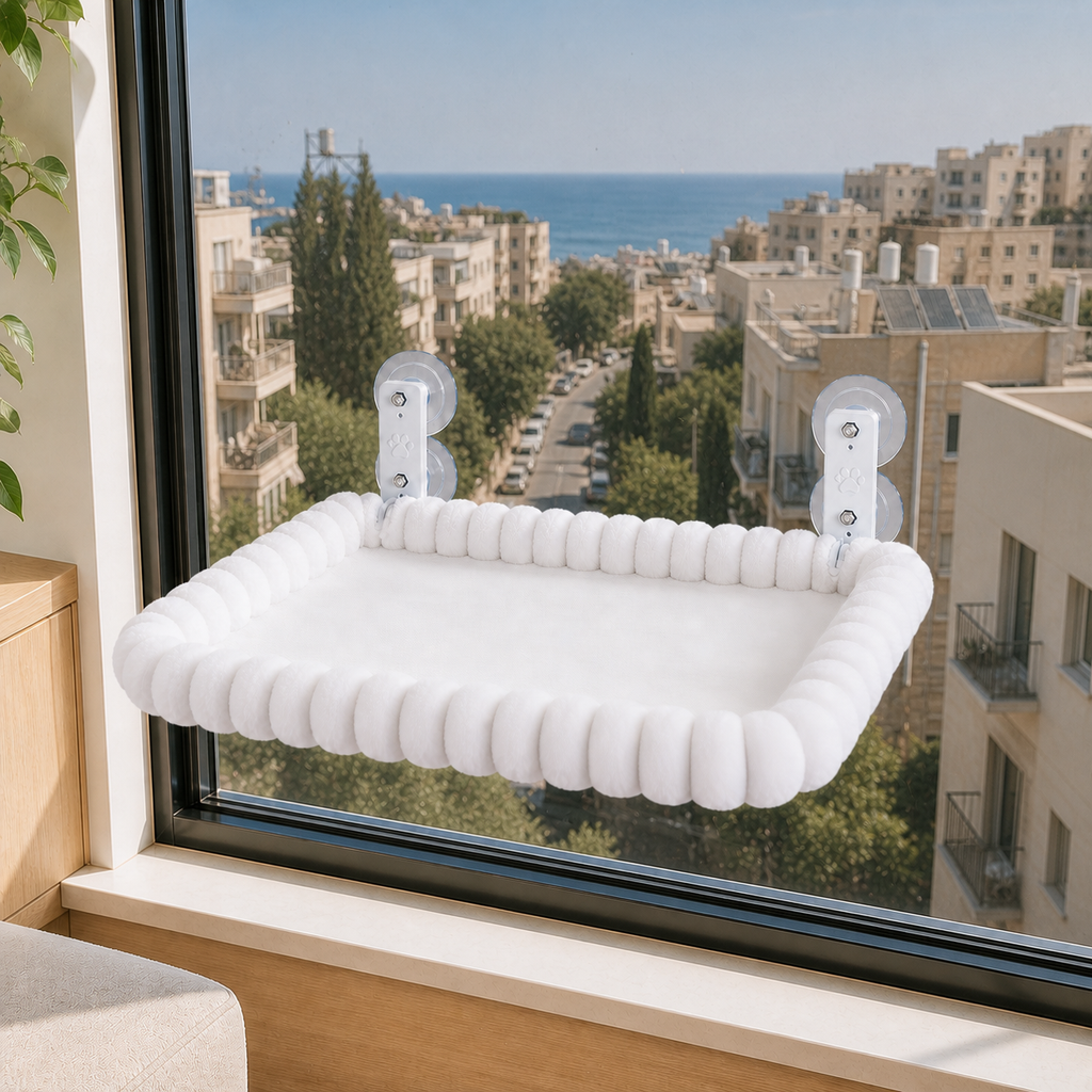 PawView – ערסל חלון מפנק לחתולים