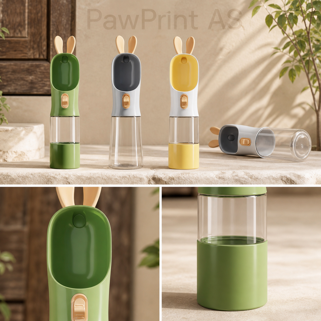 PawFlow - בקבוק מים לטיולים