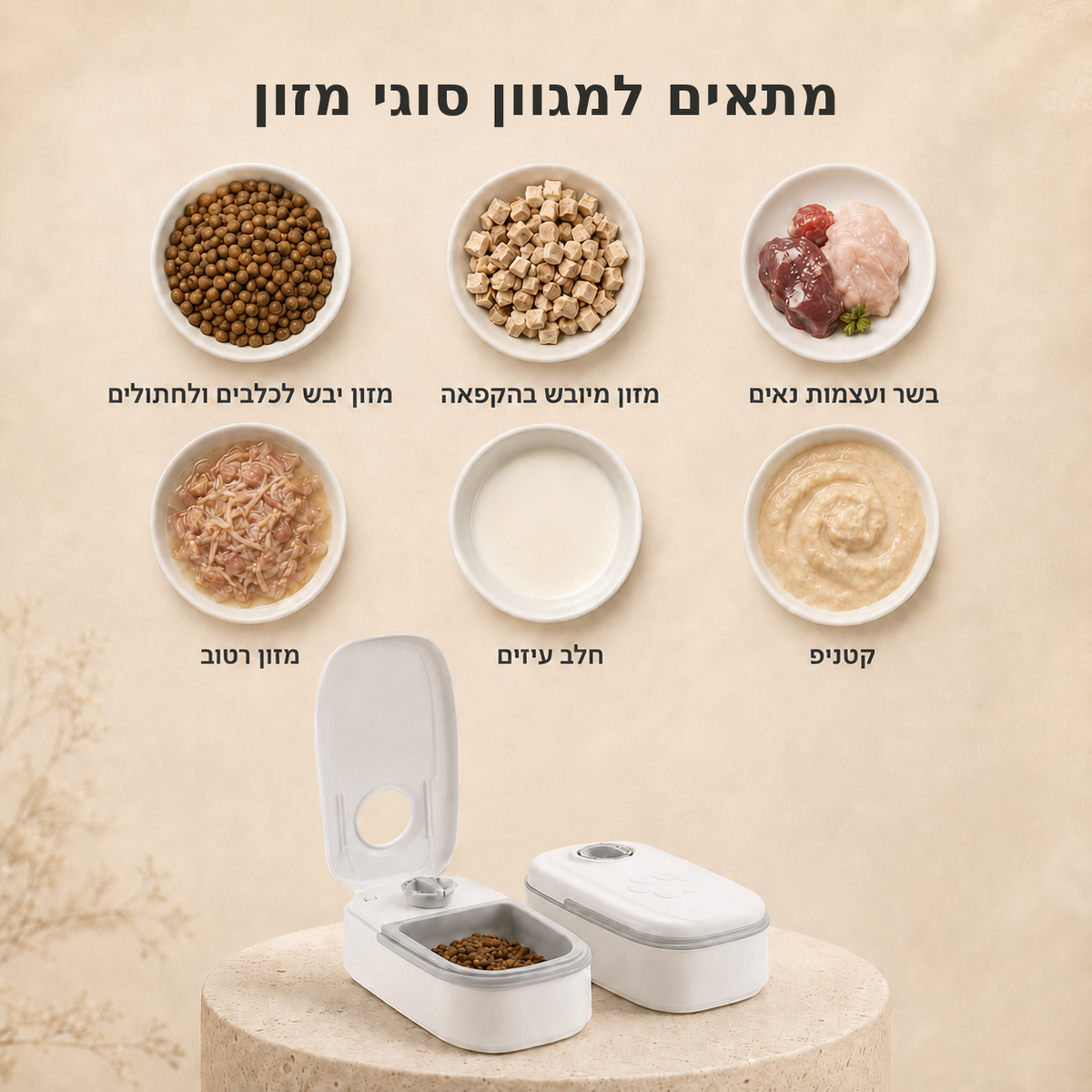 PawMeal – מתקן האכלה מתוזמן לחיות מחמד