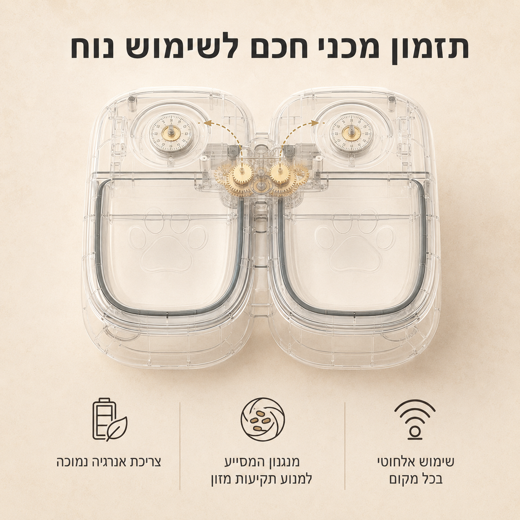 PawMeal – מתקן האכלה מתוזמן לחיות מחמד